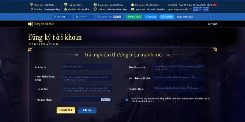 Đăng Ký QH88: Hướng dẫn các bước đăng ký cho tân thủ 3 Để tạo tài khoản QH88, bạn chỉ cần làm theo hướng dẫn chi tiết trên trang chủ